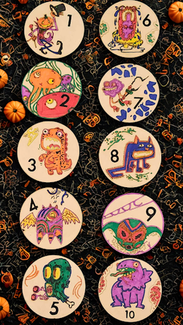 Monster Game - Featuring local artist creations by Jared Fromson!