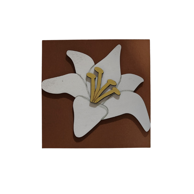 Layered Lily Faith Sign