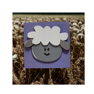 Layered Lamb Spring Sign