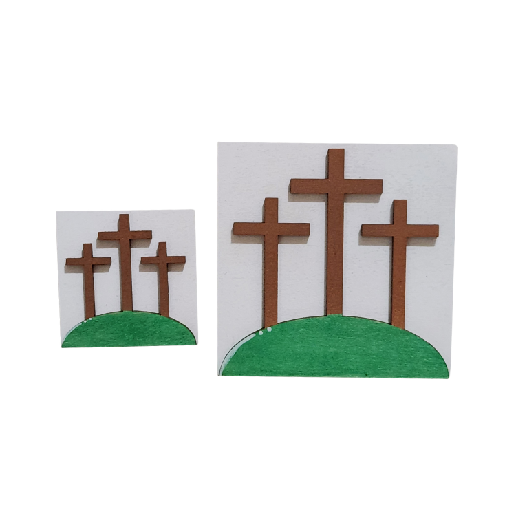 Three Cross Faith Sign