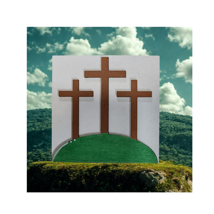 Three Cross Faith Sign