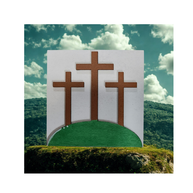 Three Cross Faith Sign