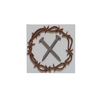 Crown and Nails Faith Sign
