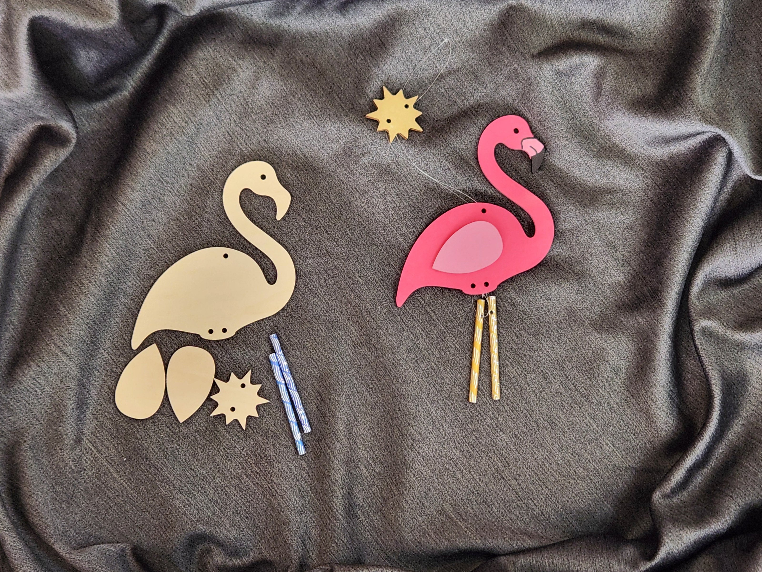 🦩 Flamingo Wind Chime