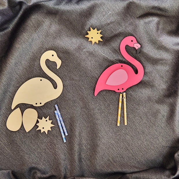 🦩 Flamingo Wind Chime