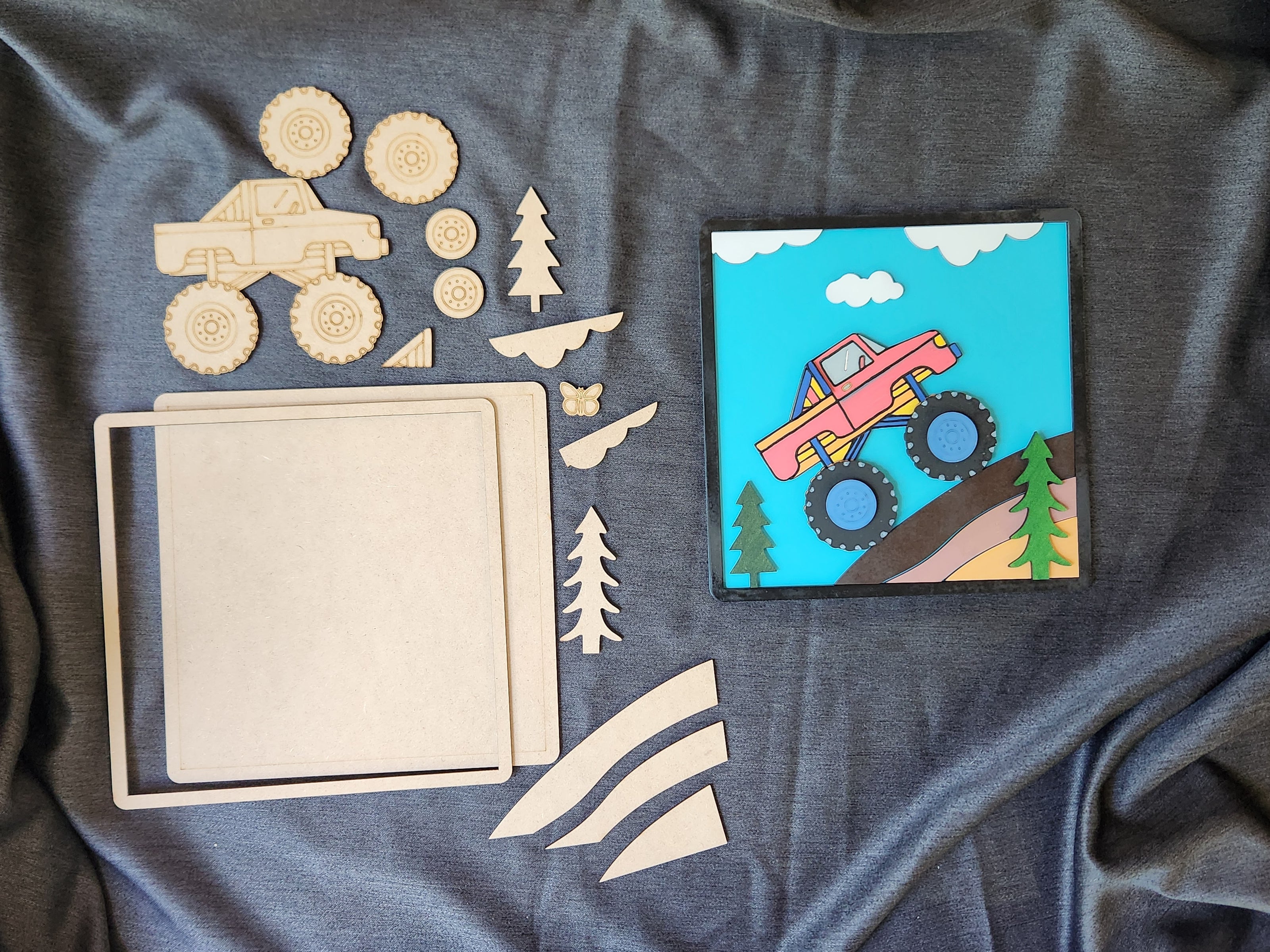 🛻 3D Monster Truck Painting