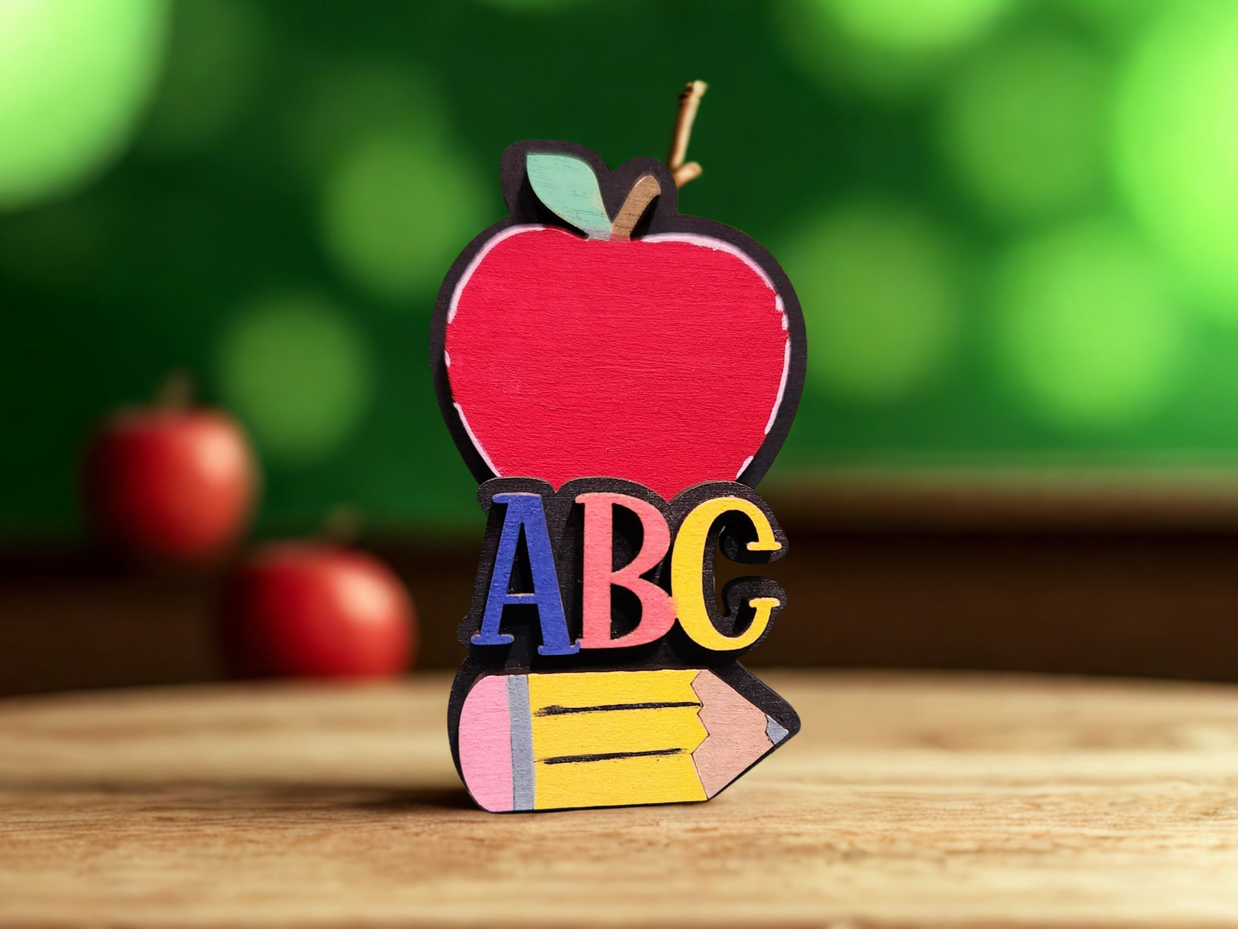 Interchangeable Accents for Classroom and Office Sign