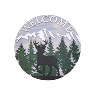 Deer Welcome Sign