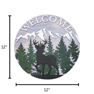Deer Welcome Sign