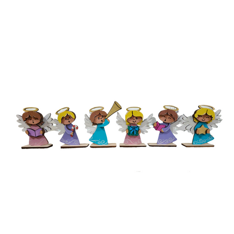 Cute Angels Standing Sign (Individual)