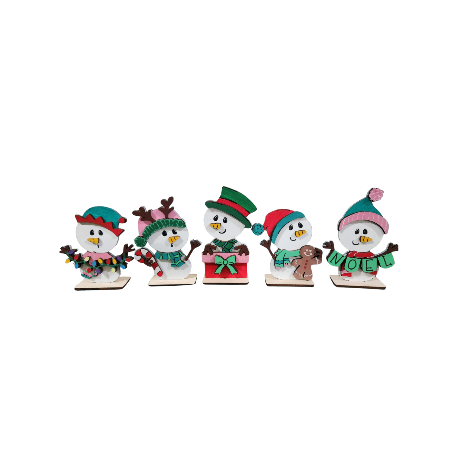 Cute Snowmen Standing Sign (Individual)