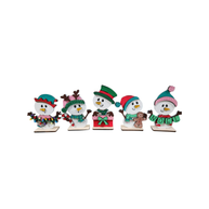 Cute Snowmen Standing Sign (Individual)