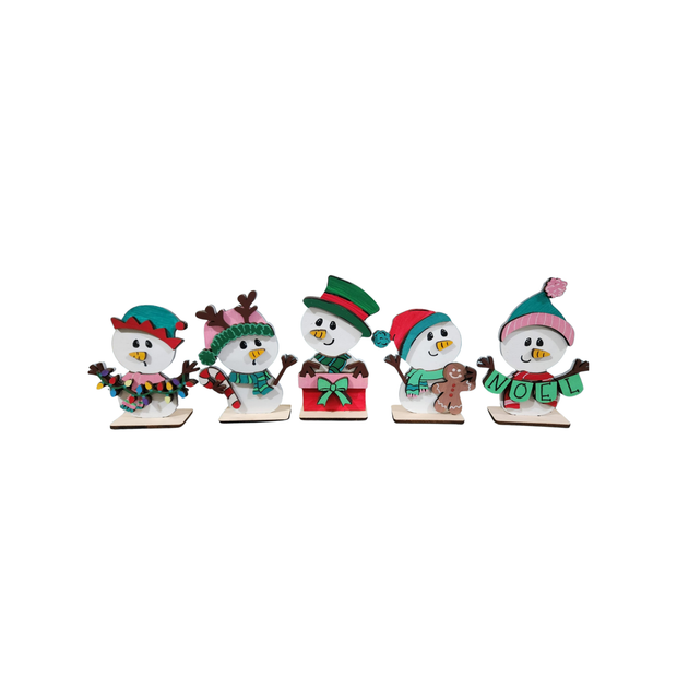 Cute Snowmen Standing Sign (Individual)