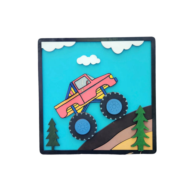 🛻 3D Monster Truck Painting