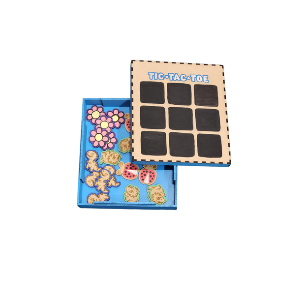 🎲 Tic-Tac-Toe Game Storage Box