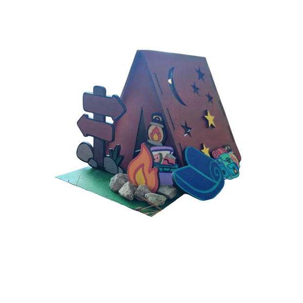 ⛺ Build-a-Tent Camp Scene