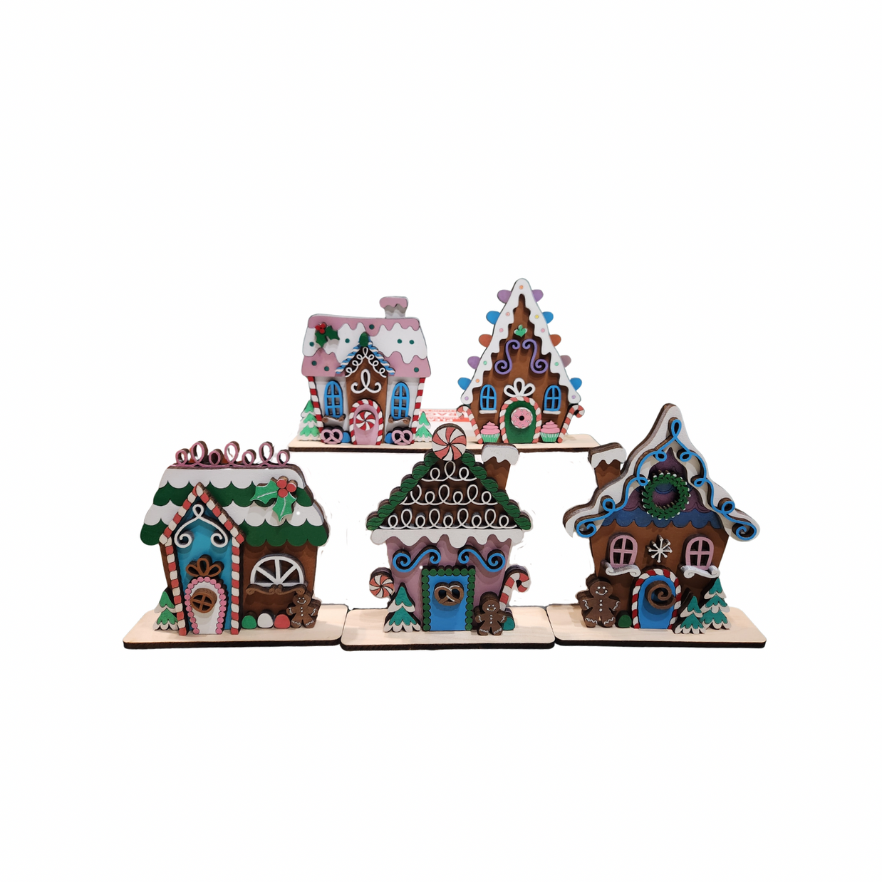 Gingerbread House Standing Sign (Individual)