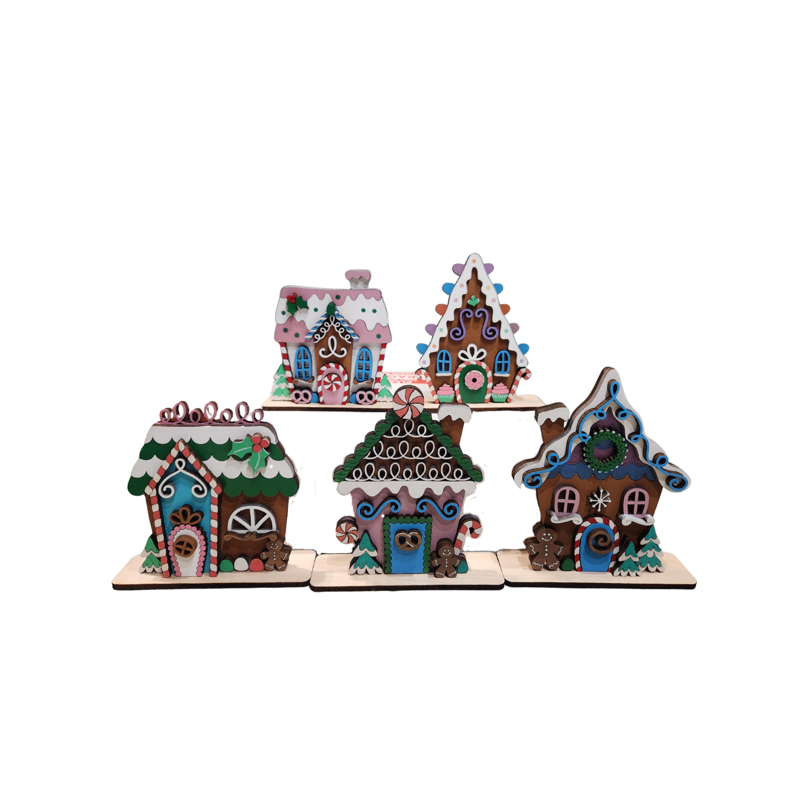 Gingerbread House Standing Sign (Individual)