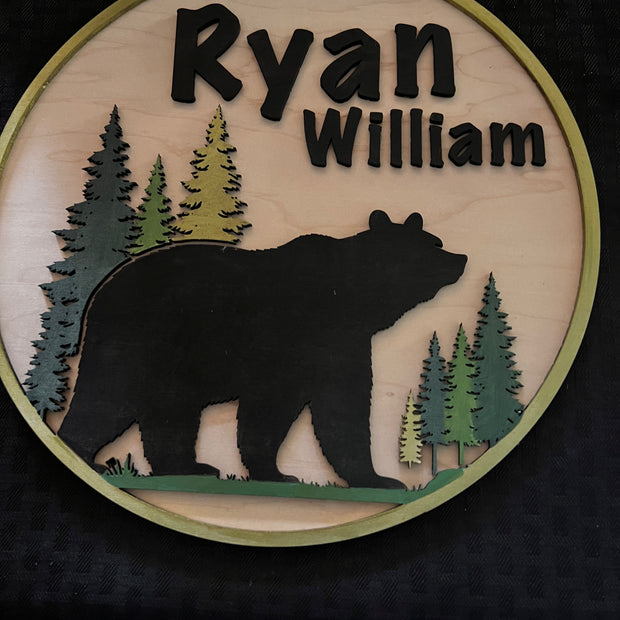 Bear Custom Sign Idea