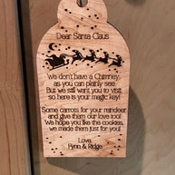 Santa’s Magic Key Door Hanger – For Homes Without a Chimney