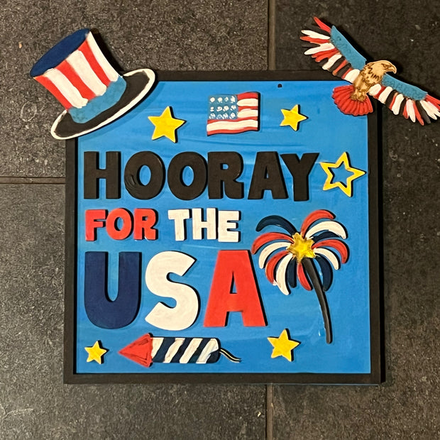 Hooray for the USA Sign
