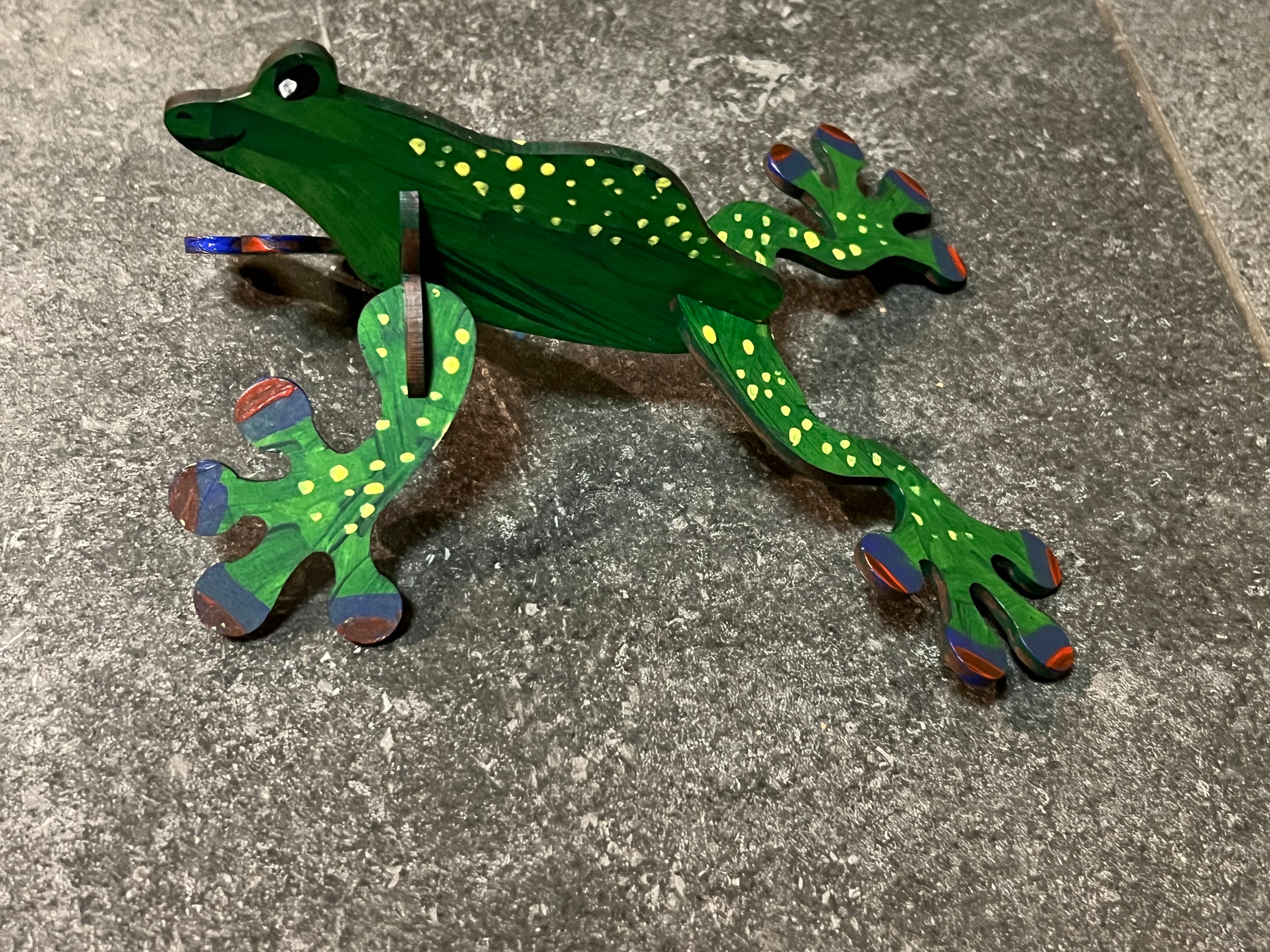 Hop Into Action: 3D Frog Puzzle