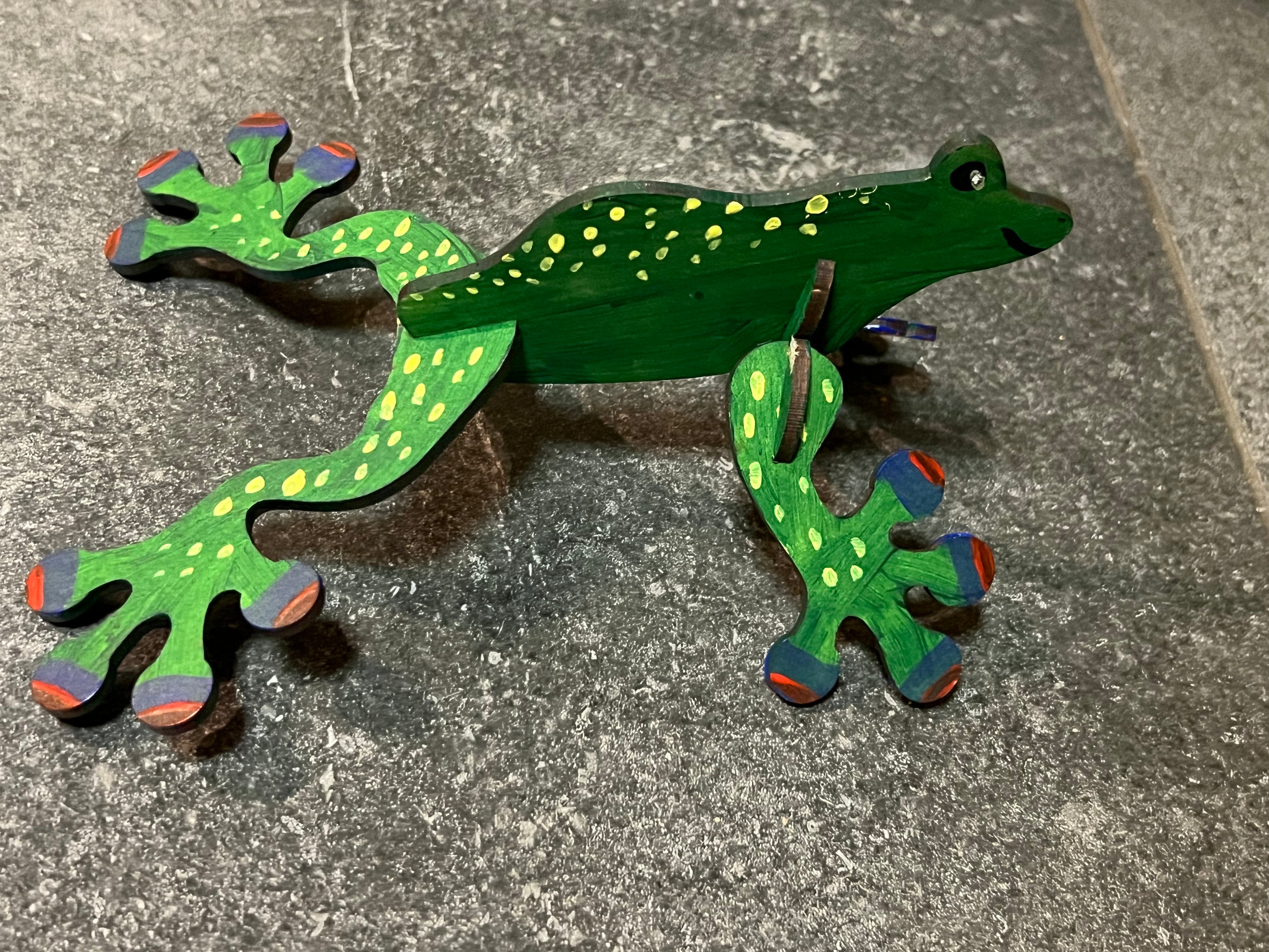 Hop Into Action: 3D Frog Puzzle
