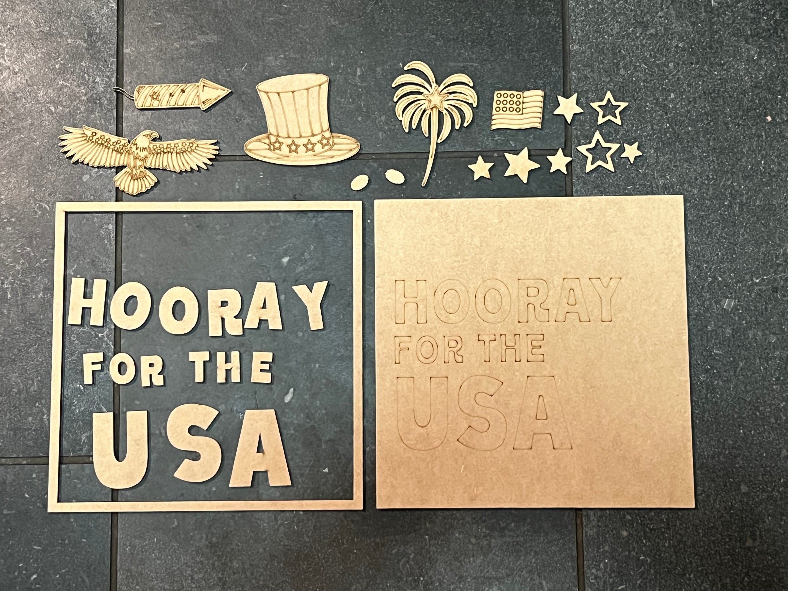 Hooray for the USA Sign