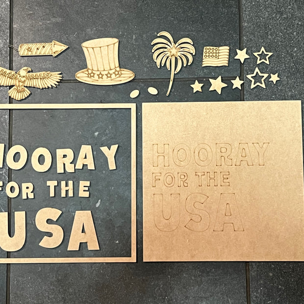 Hooray for the USA Sign
