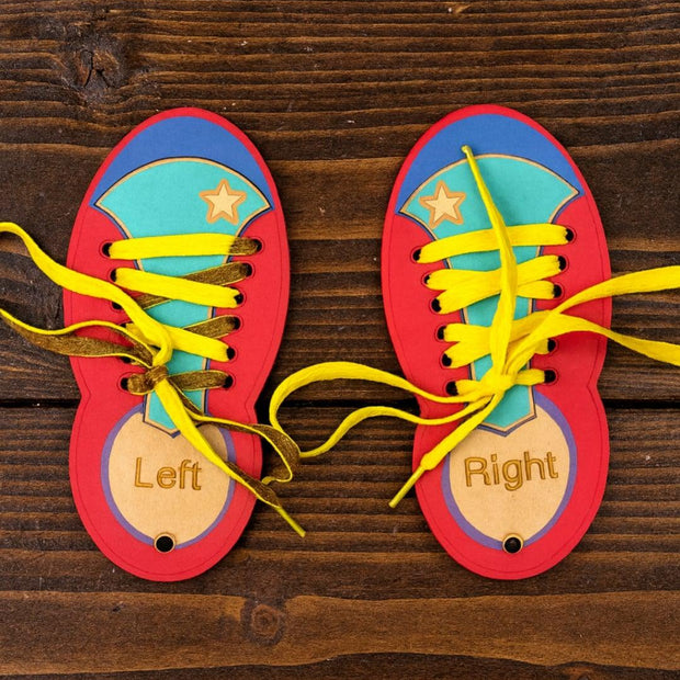 👟Lacing Shoes – Learn to Tie!