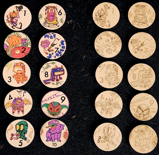 Monster Game - Featuring local artist creations by Jared Fromson!