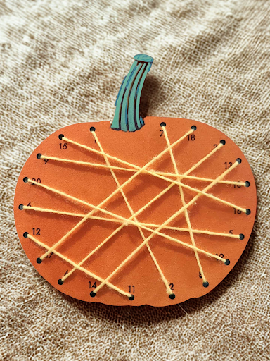 Pumpkin Lacing Craft