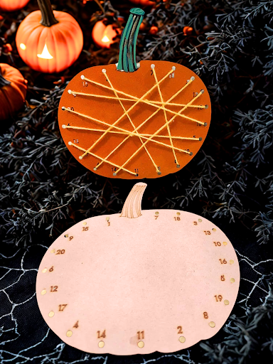Pumpkin Lacing Craft
