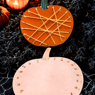 Pumpkin Lacing Craft