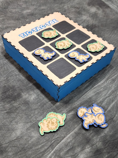 🎲 Tic-Tac-Toe Game Storage Box