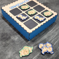 🎲 Tic-Tac-Toe Game Storage Box
