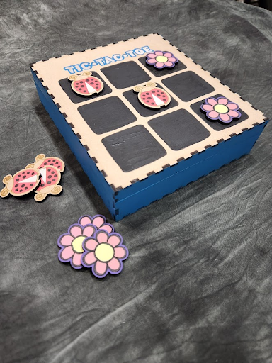 🎲 Tic-Tac-Toe Game Storage Box