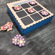 🎲 Tic-Tac-Toe Game Storage Box