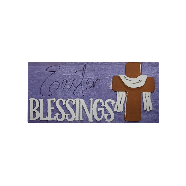 “Easter Blessings” Faith Sign