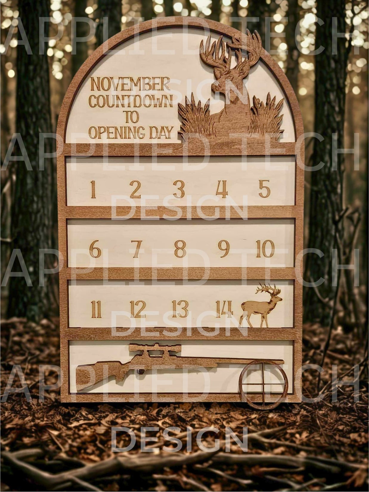 November Countdown to Opening Day (LARGE 18"w x 23.25"h)