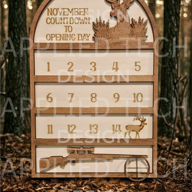 November Countdown to Opening Day (LARGE 18"w x 23.25"h)
