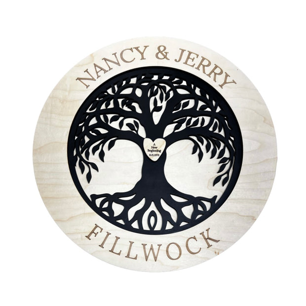 Personalized Family Tree Sign